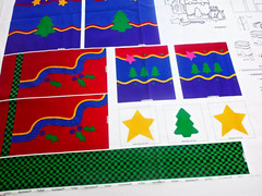 Dreamspinners VIP Cranston Christmas THREE REUSABLE Fabric GIFT BAGS Panel