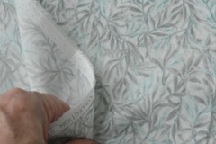 By 1/2 Yd, Gray & Green with Silver Sparkles Quilt Cotton/Hoffman/Windsor,P7105