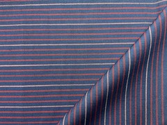 53% Mohair Italian Striped Red/White/Blue Jacketing 1.8m 285 g/m