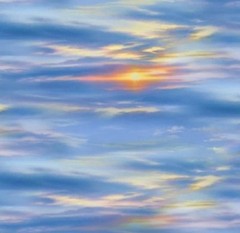 Elizabeth Studio Landscape Medley Sunrise Sunset Quilt Fabric by the Yard