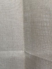 Nude Lt. Champagne Color Polyester Faux Burlap Fabric 21” x 60” piece Polyburlap