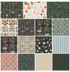Rifle Paper Co. Holiday Classics III Fat Quarter Bundle Quilting Crafts
