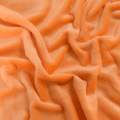 Orange Super Soft Minky Fabric by the Yard, 36″X60″ | Short Pile Smooth Plush Ma
