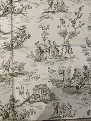 A Waverly Bonded Fabric *Four Seasons* 48 X 42”wide ~Toile Registered # 6161844