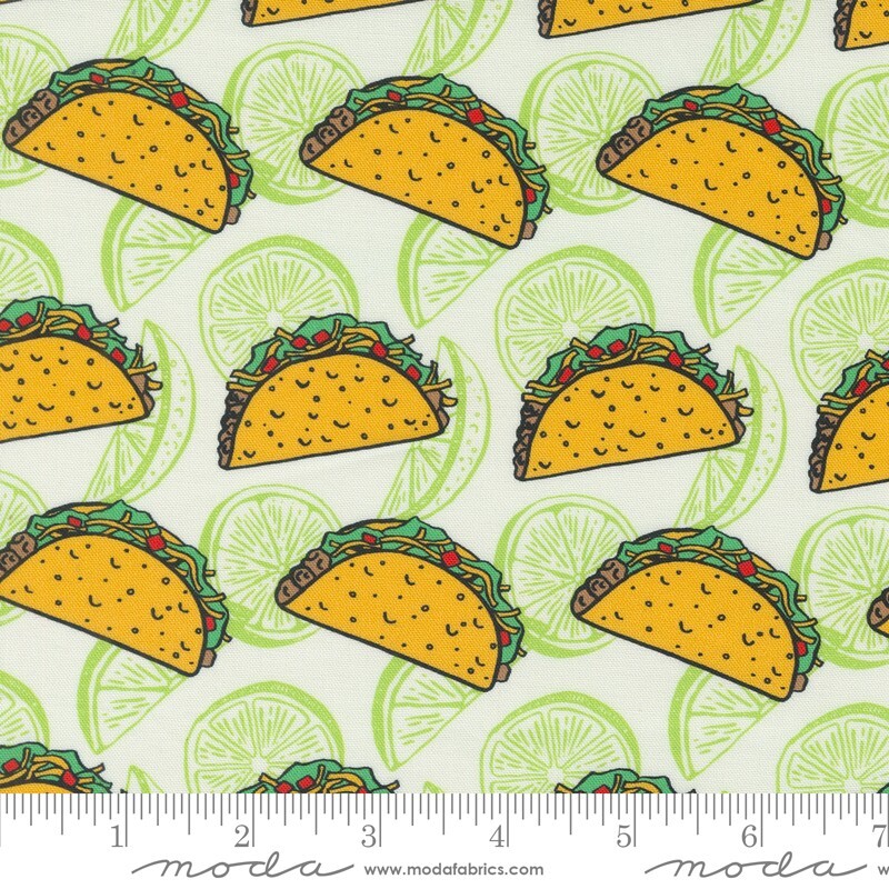 Snack Shack 11945 11 Cream by Crystal Manning for Moda Fabric – by the half-yard
