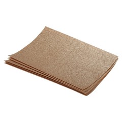 Soft Felt Sheets Glitter Self Adhesive Fiber Rose Gold Tone 11.8″x7.8″ 6pcs