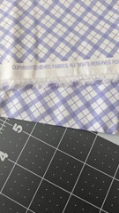 RTC Cotton Fabric 39″ X 44″ Last One Lilac And White