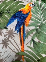 Indian Cotton Multi Parrot Dressmaking, Sewing Running Cotton Fabric 7 Yards AU