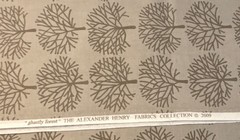 Alexander Henry Ghastly Forest 2009 – Fabric Gray/Beige – half yard
