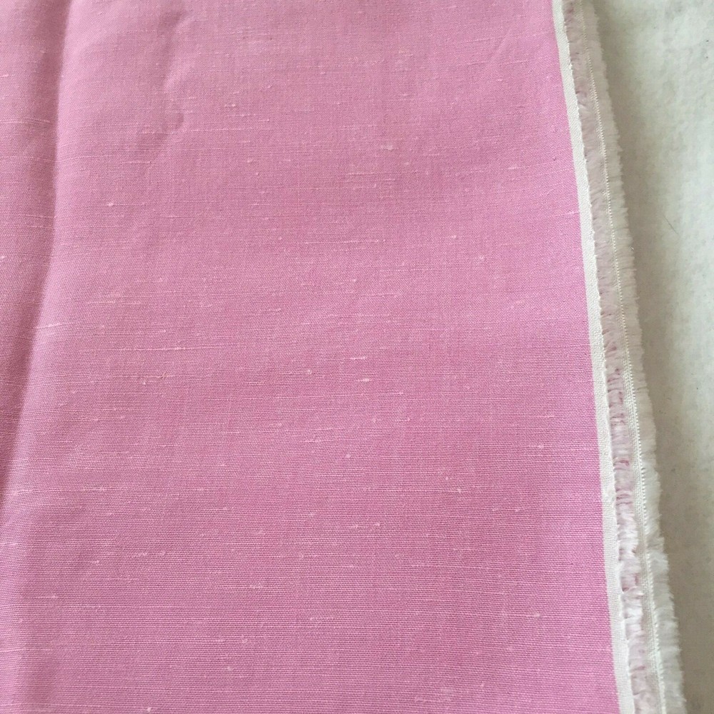 Woven polyester blend dress weight fabric pink,white threads-1 yd 20″ x 60″