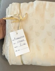 FIAMMETTA PANNA Luxury Fabric By The Yard 36×104” Bolt Purchased In Italy