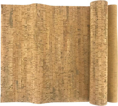 Thin Cork Fabric by the Yard Eco-Friendly Faux Leather Embellished Craft Fabric