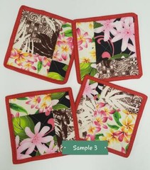 70Pcs Precut 6.5 Square 100% Cotton Fabric Beautiful Hawaiian Print For Quilting