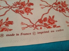Pierre Deux The Tilly Collection Floral French Country Toile Fabric 56×44″