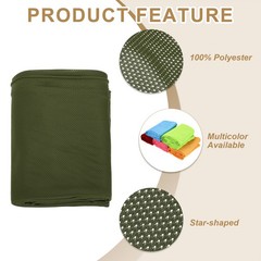 62″ Mesh Fabric Slightly Stretchy for Backpack Pocket, Dark Green 1 Yard