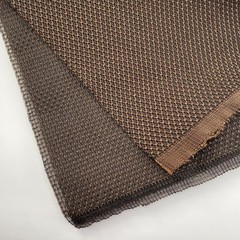 Vtg Speaker Grill Jacquard Fabric For Tannoy Speaker Black & Brown 0.75m x 0.5m