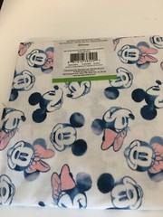 BRAND NEW DISNEY MICKEY & MINNIE HEAD PACKED STARRY NIGHT FAT QUARTER 18″ X21″