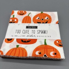 Moda TOO CUTE TO SPOOK Me & My Sister LAYER CAKE 42 5” Squares Quilting Fabric