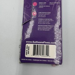 Sullivans Fashion Scarf Fabric Yorganza Gray Roses 1 Ball Project Craft DIY