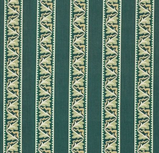 WILLIAM MORRIS CURTAIN FABRIC Red Car Stripe 3 METRES EMERY BLUE LITTLE BOOK