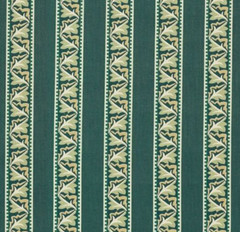 WILLIAM MORRIS CURTAIN FABRIC Red Car Stripe 3 METRES EMERY BLUE LITTLE BOOK