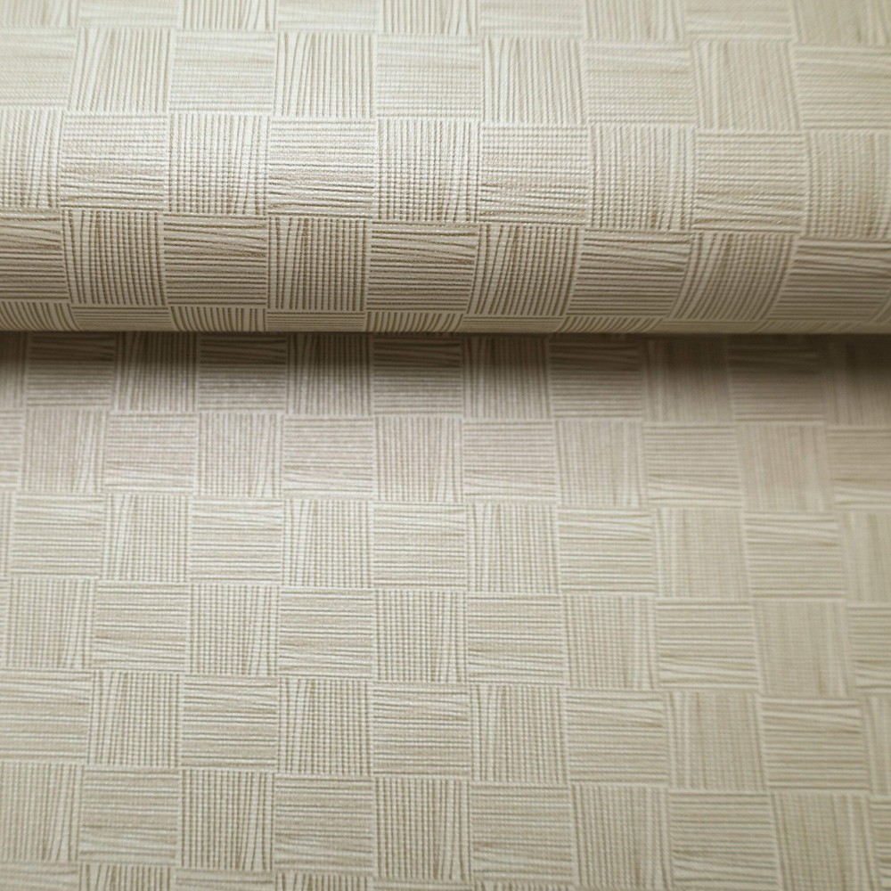 Vinyl Faux Leather Upholstery Fabric – 54″, Modern Block, 7 Colors – By the Yard
