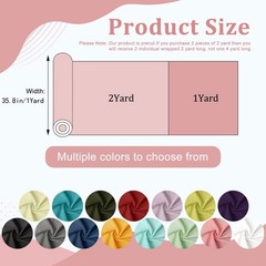JOSNAAN Minky Fabric 2Yards Gray