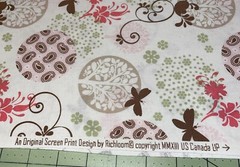 Richloom Butterflies Paisley Print Quilting Decorator Fabric 42” x 27” Vintage