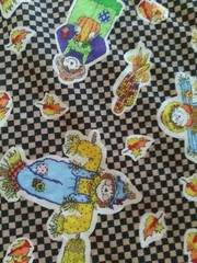 Springs Industries Harvest Spirits Cotton Fall Themed Fabric 2.75 Yards x 43″W