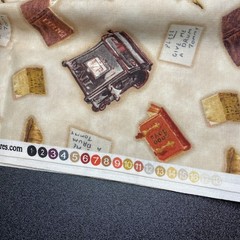 2.5yds Quilt Fabric Saturday Evening Post, Mailbox Letters To Santa, Good Boys
