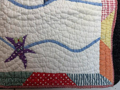 Quilted Wall Hanging 27″ x 19″ Nautical Theme Baby’s Room