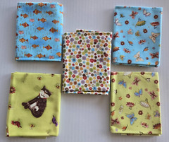 Cats Dogs Fish And Other Fabric Bundle 15 Fat Quarters Novelty