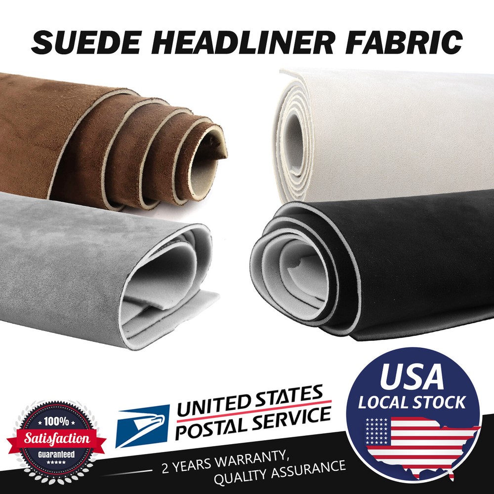 Car Roof Liner Replacement Headliner Fabric Material Foam Backing 60″ Width
