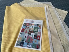 Pine Hollow Patchwork Forest Quilt Pattern & 2 Half Yards of Moda Fabric-New!