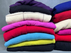 Lot of 14 100% Cashmere Sweaters Cutter Fabric Crafters Repurpose