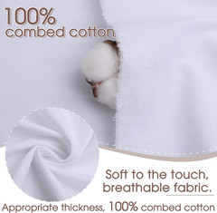 100% Cotton Muslin Fabric, 60 Inch X 5 Yards Bleached Muslin Linen Fabric by the