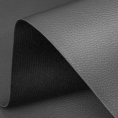 Faux Leather Gray PU Leather Fabric 36″ x 54″ 1 Yard 0.8 mm Thickness Synthet…