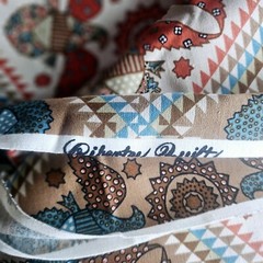 ZEPEL FABRICS FOR GUNNE SAX CANVAS COTTON “LIBERTY QUILT” PRINT 3 YARDS X 55″