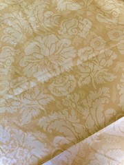 WAVERLY YELLOW/GOLD FABRIC, 8 YARDS