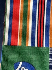 2 Yds Vintage Corduroy Novelty Football Child’s Fabric