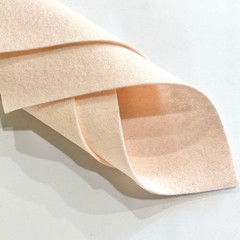 1mm Soft Peach 100% Merino Wool Felt Sheet 20 x 30cm