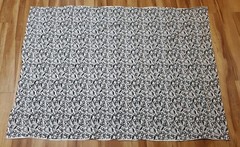 43″x60″ Sneaker Low Top Converse Sneaker Shoes 100% Cotton Fabric Black & White