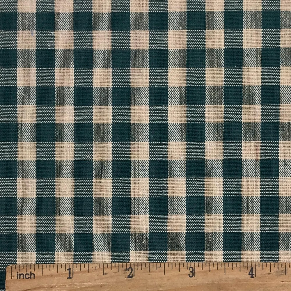 Generic Timber Green Plaid Fabric 1/3″ Check 2 Yard