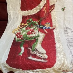 Daisy Kingdom Cut & Sew Vintage Santa Door Panel 60″ x 35″