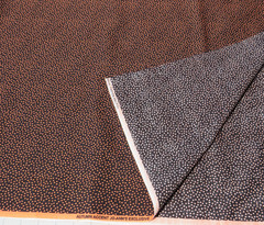1 Yard 22″ X 44″ Autumn Accents Jo-Ann’s Exclusive Fabric Black With Orange Dots