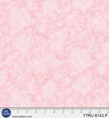 P&B TEXTILES – Yours Truly by P&B Textiles – Tonal Floral – Pink ,1/4 yard
