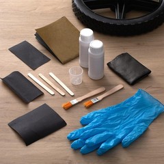 15PCS Carbon Fiber Repair Kit 200g Fabric Epoxy Hardener Tools DIY Repair NEW