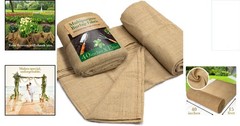 40″ x 15′ Multipurpose Burlap Roll – Natural Jute for Creative DIY & Gifts