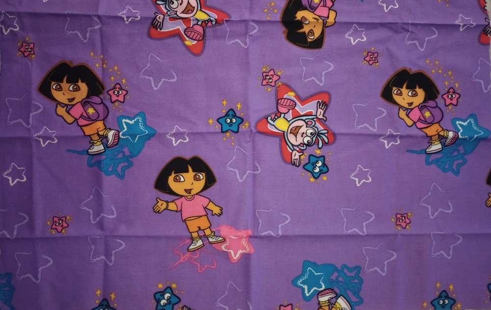Dora boots nick jr fun fabric 17 x 11 inch 1pc