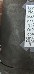 Southern Motion Top Grain Leather Reclining Sofa Replacement Covers, Brown
